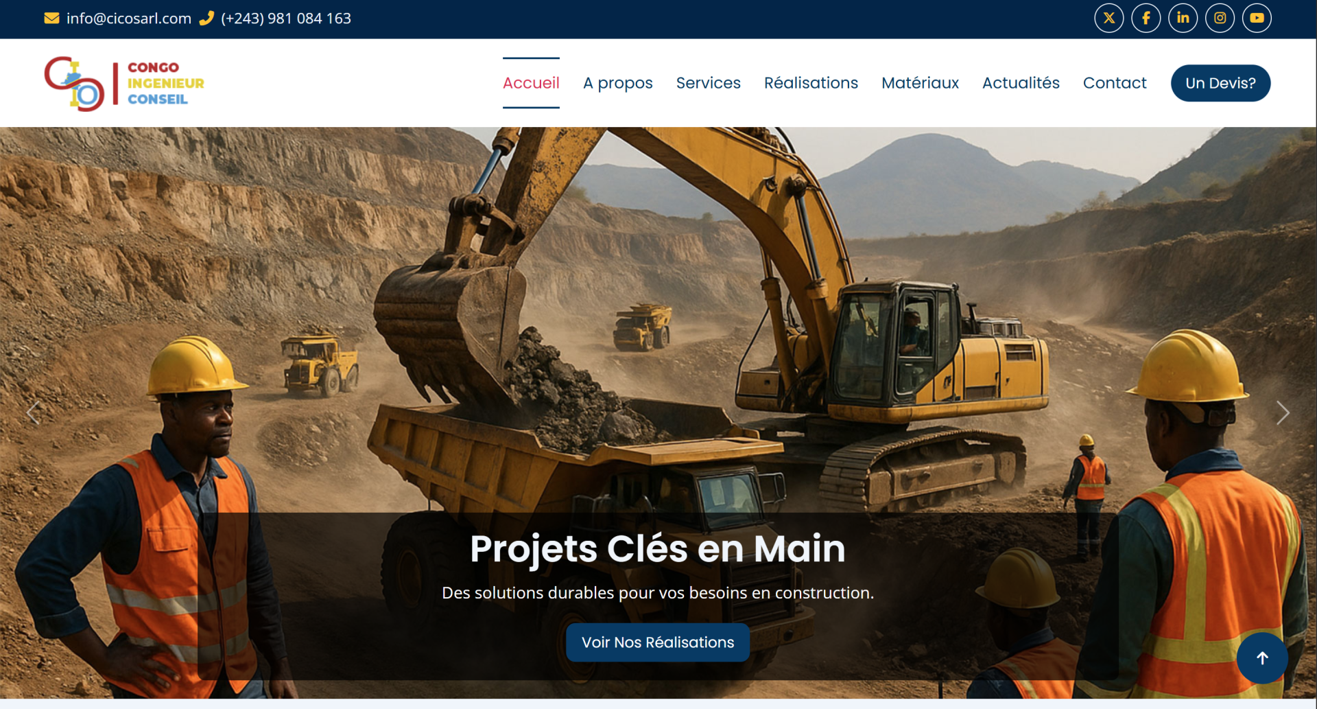 Site Web de CICO SARL